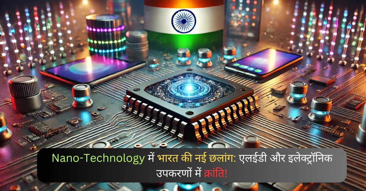 Nano-Technology में भारत की नई छलांग: एलईडी और इलेक्ट्रॉनिक उपकरणों में क्रांति!